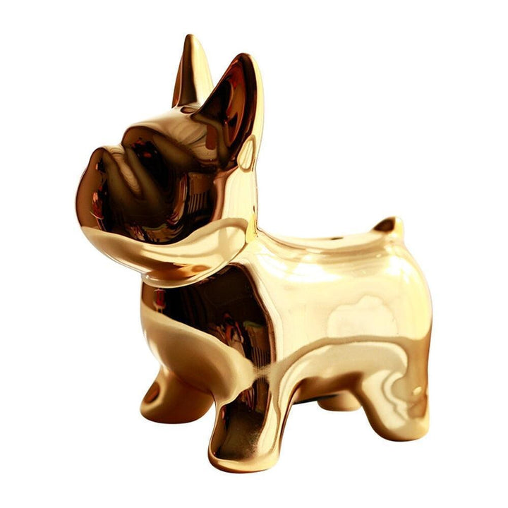 Statuette Chien | Douceur Immuable - Designix Statuette Or