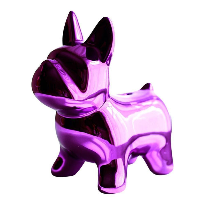 Statuette Chien | Douceur Immuable - Designix Statuette Violet