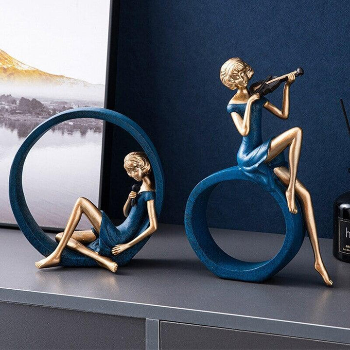 Statuette Femme | Harmonie Abstraite - Designix Statuette Rose