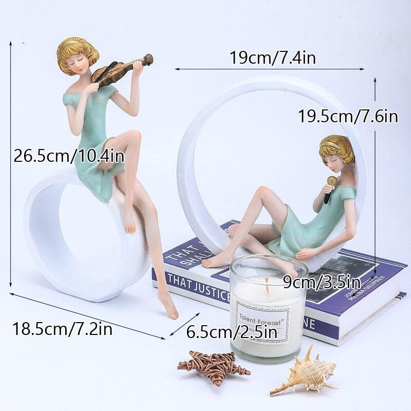 Statuette Femme | Harmonie Abstraite - Designix Statuette Rose