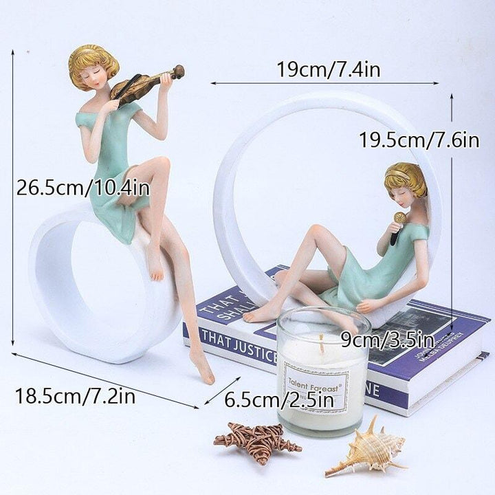 Statuette Femme | Harmonie Abstraite - Designix Statuette Rose