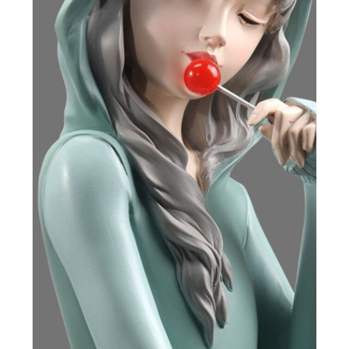 Statuette Femme | Lollipop - Designix Statuette Blanc