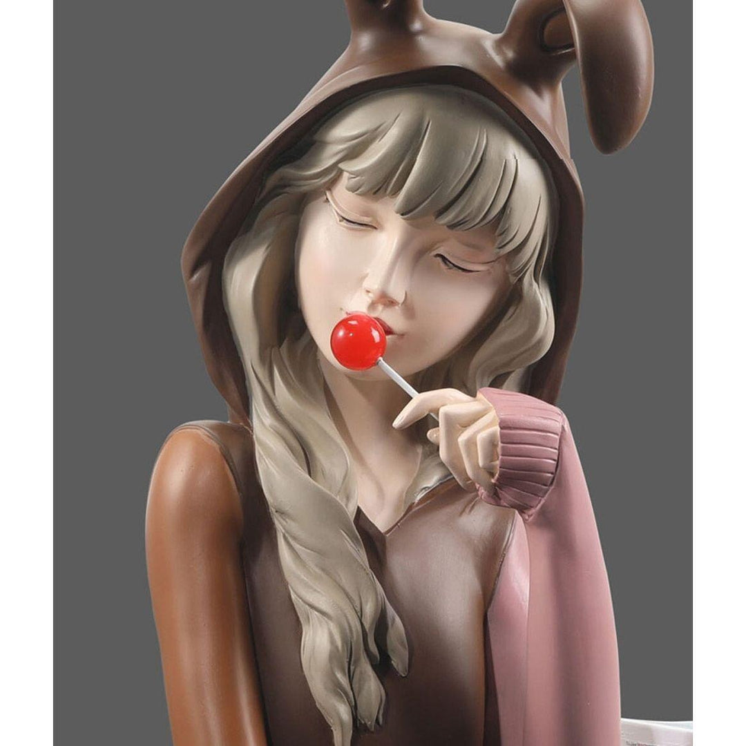 Statuette Femme | Lollipop - Designix Statuette Blanc