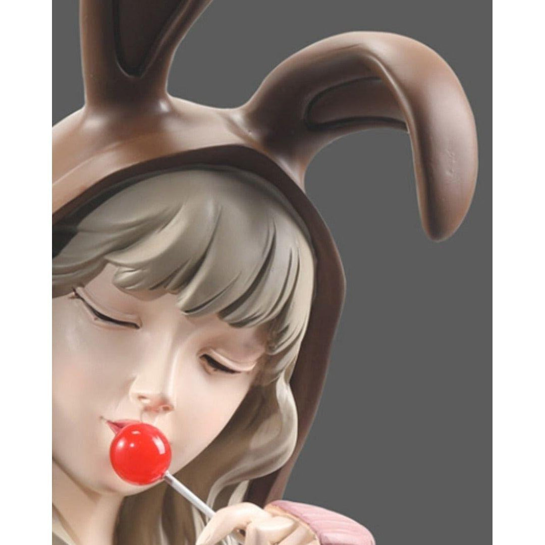 Statuette Femme | Lollipop - Designix Statuette Blanc