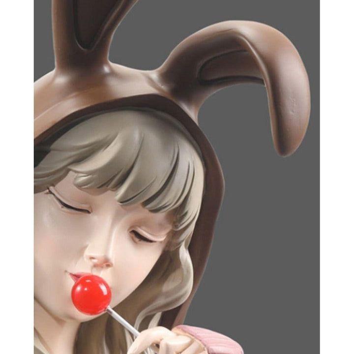 Statuette Femme | Lollipop - Designix Statuette Blanc
