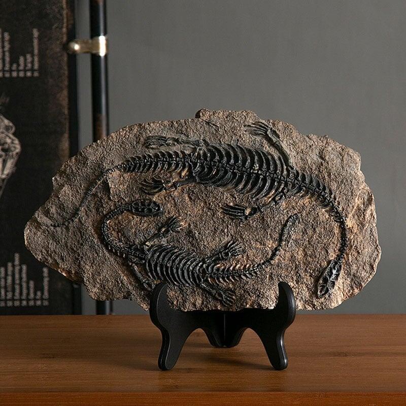 Statuette Fossile Dinosaure Résine | Ibis - Designix Statuette Dinosaure 3