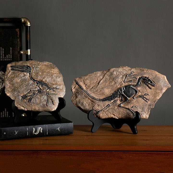 Statuette Fossile Dinosaure Résine | Ibis - Designix Statuette Dinosaure 3