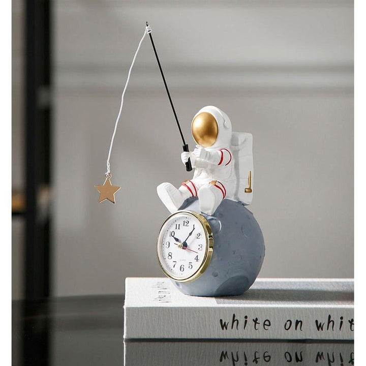 Statuette Horloge | Spaceman - Designix Statuette