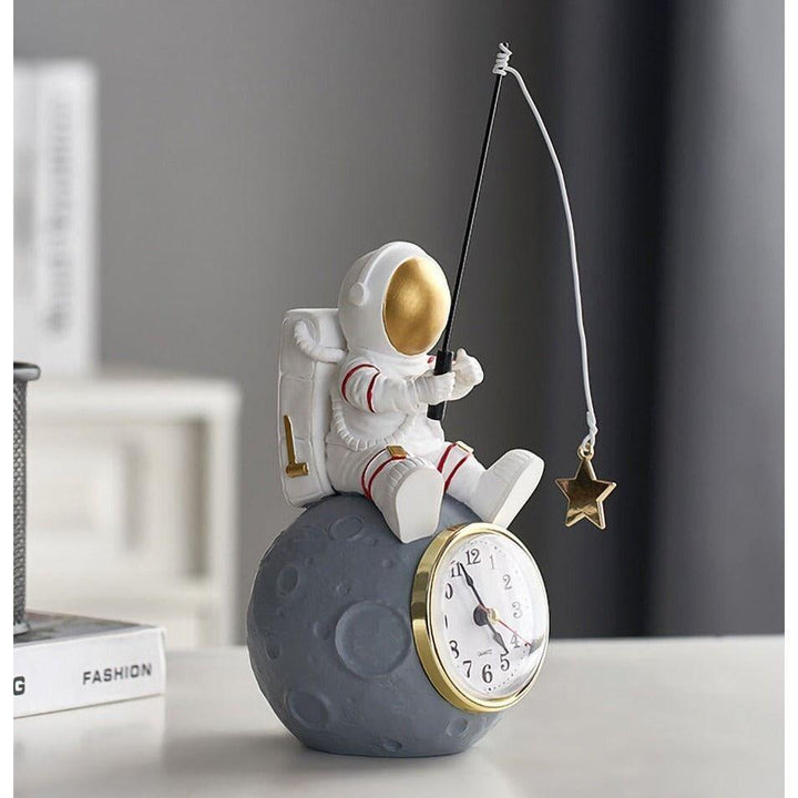 Statuette Horloge | Spaceman - Designix Statuette