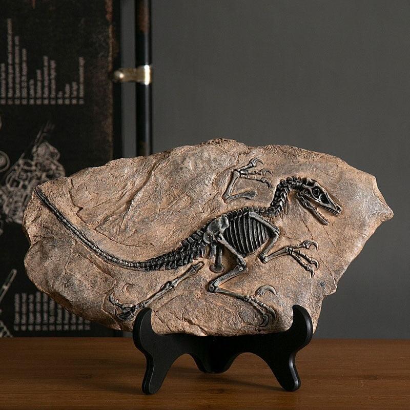 "Statuette Fossile Dinosaure Résine" | Designix - 2222 - https://designix.fr/