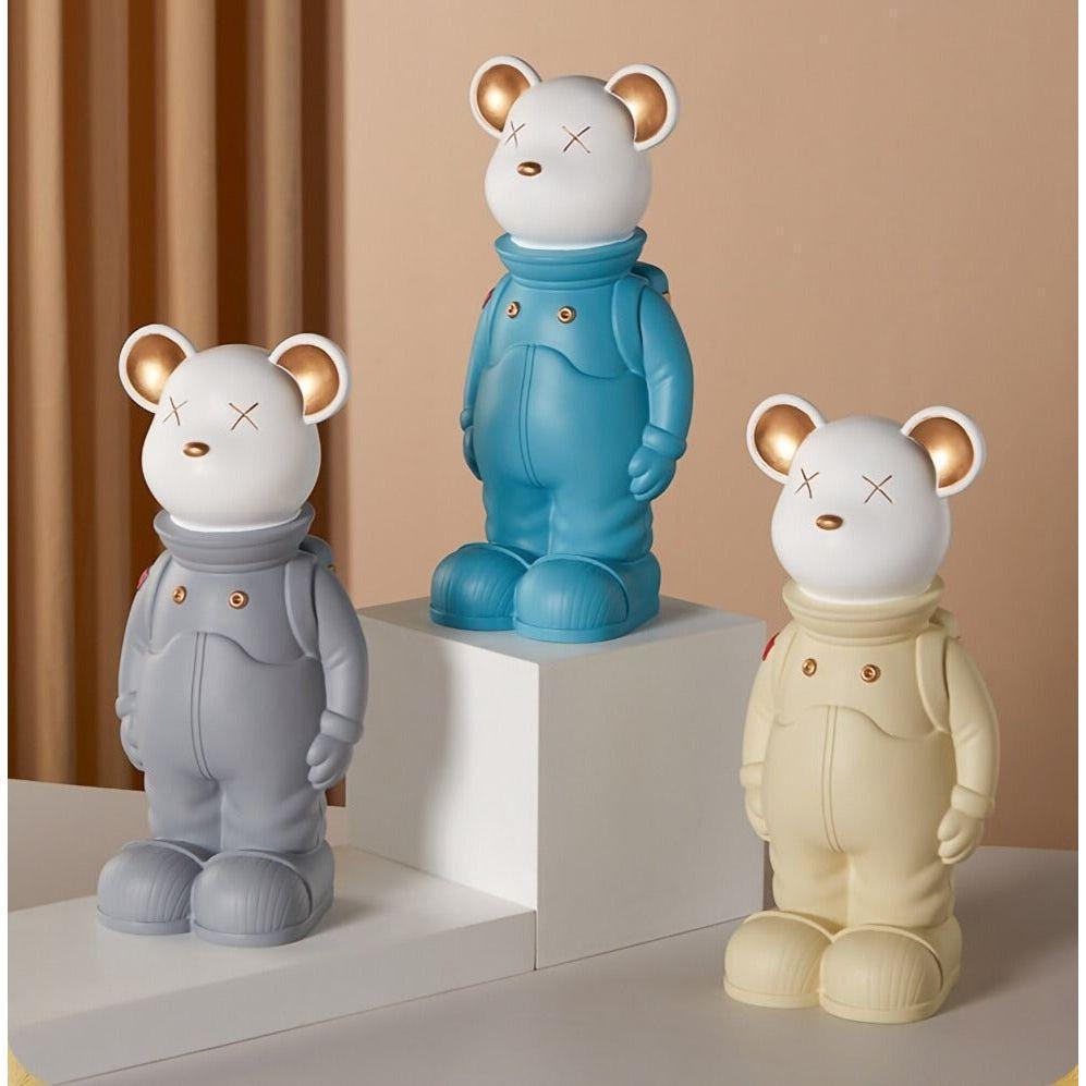 Statuette Ours | Teddy - Designix Statuette Gris