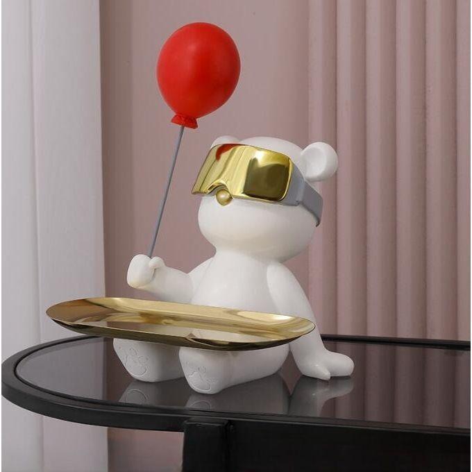 Statuette Vide Poche Design | Joey - Designix Vide poche Blanc