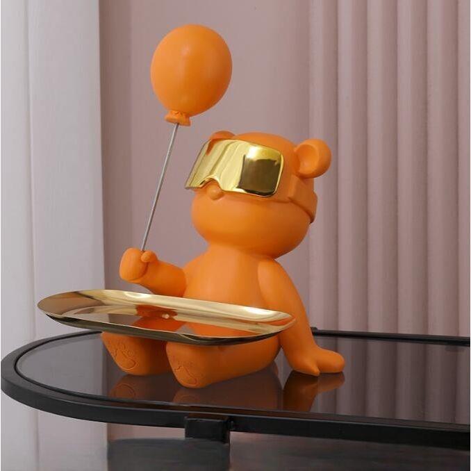 Statuette Vide Poche Design | Joey - Designix Vide poche Orange