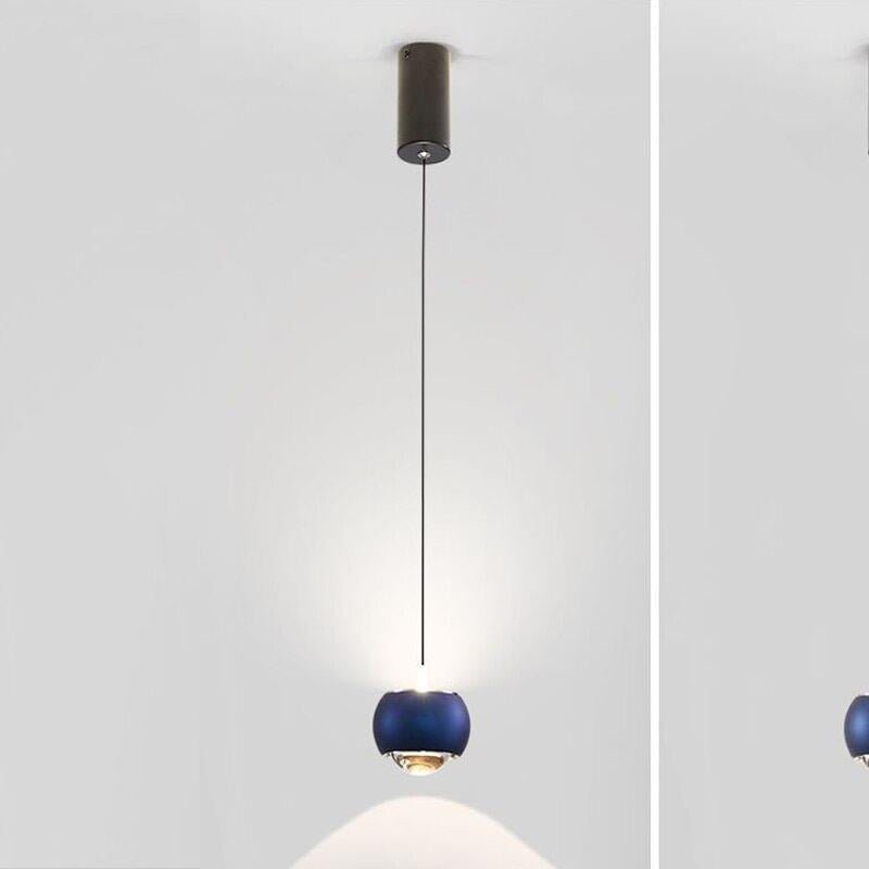 Suspension Boule Design | Pure Lumière - Designix Suspension luminaire Bleu