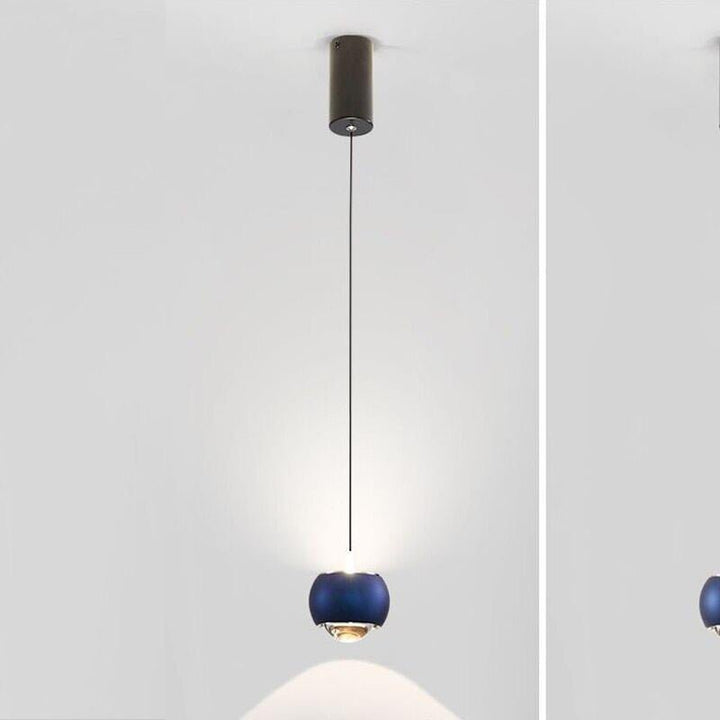 Suspension Boule Design | Pure Lumière - Designix Suspension luminaire Bleu