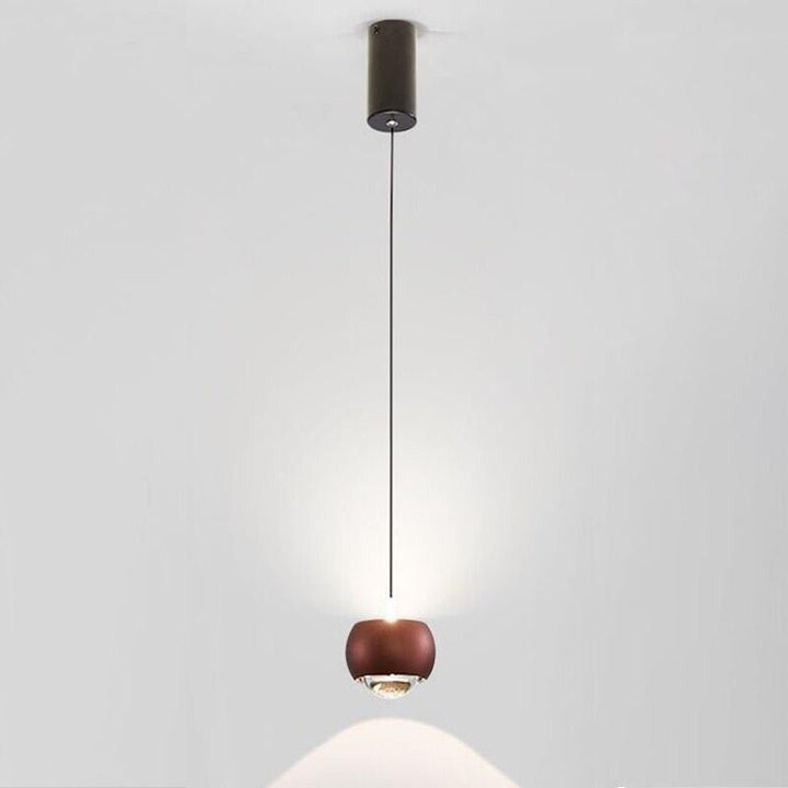 Suspension Boule Design | Pure Lumière - Designix Suspension luminaire Rouge