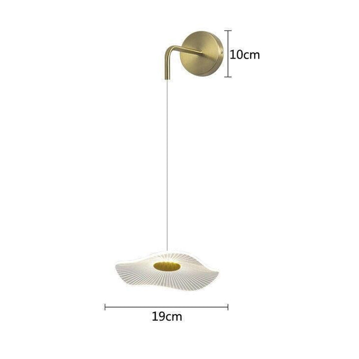 Suspension Luminaire | Lotus | Designix - Suspension luminaire Applique murale Blanc Froid - https://designix.fr/