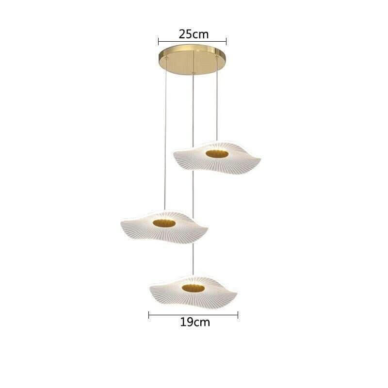 Suspension Luminaire | Lotus - Designix Suspension luminaire 3 têtes Blanc Froid