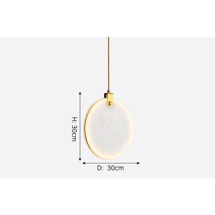 Suspension Luminaire Plate | Sphère Lumineuse | Designix - Suspension luminaire 30cm   - https://designix.fr/