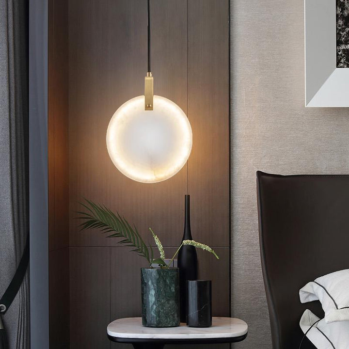 Suspension Luminaire Plate | Sphère Lumineuse | Designix - Suspension luminaire    - https://designix.fr/