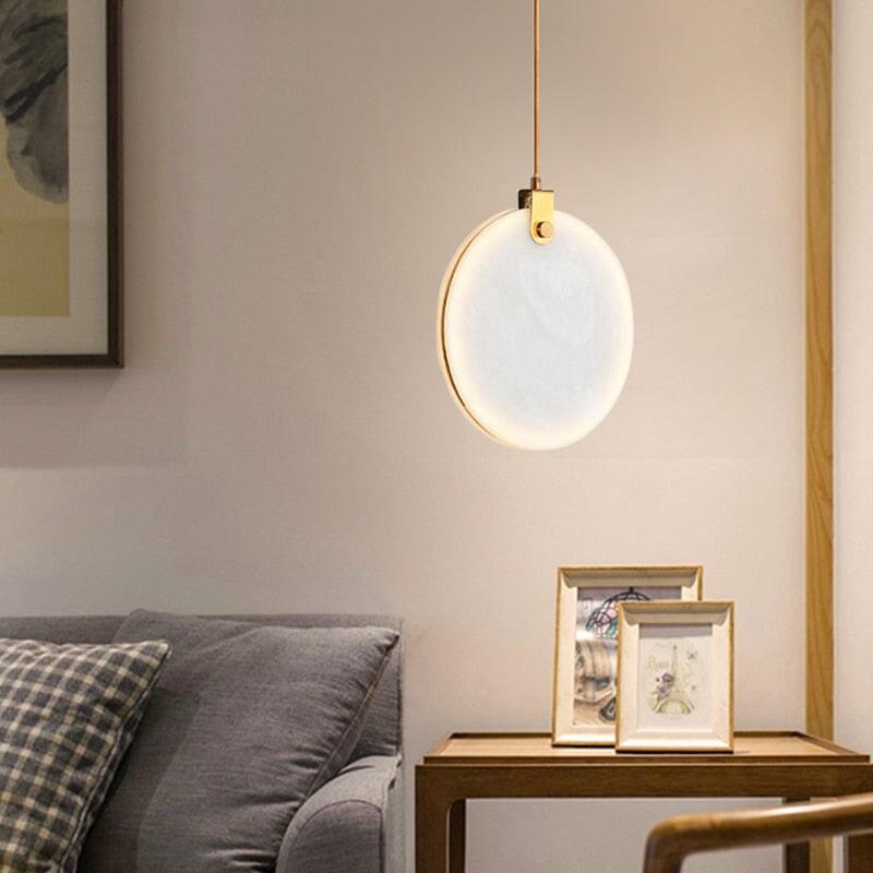 Suspension Luminaire Plate | Sphère Lumineuse | Designix - Suspension luminaire    - https://designix.fr/