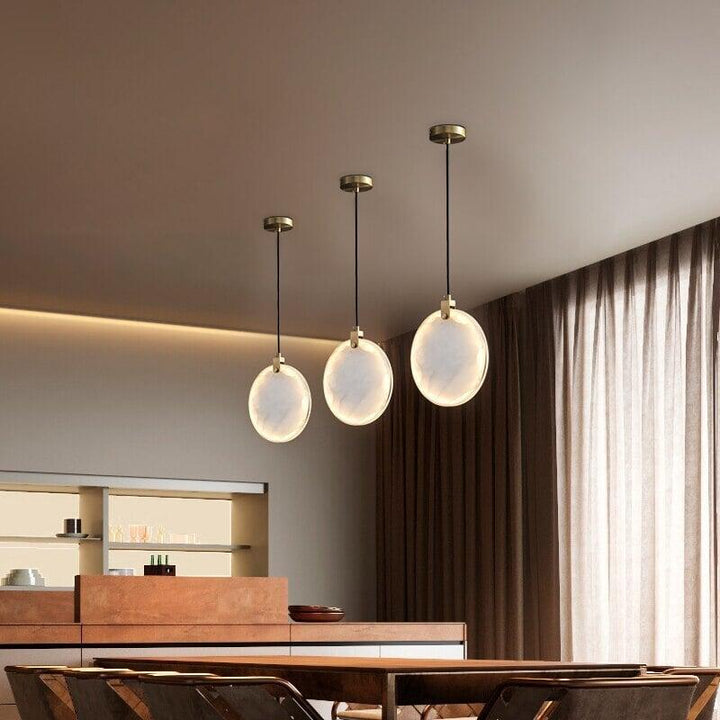 Suspension Luminaire Plate | Sphère Lumineuse | Designix - Suspension luminaire    - https://designix.fr/