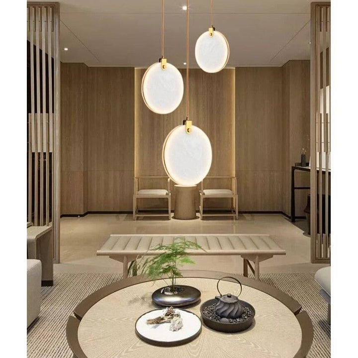 Suspension Luminaire Plate | Sphère Lumineuse | Designix - Suspension luminaire    - https://designix.fr/