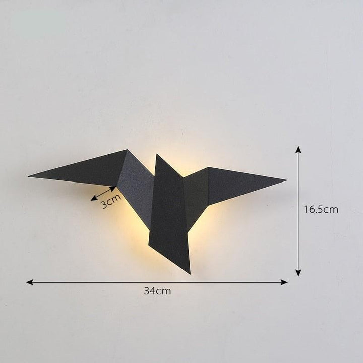 Lampe murale de décoration de chambre à coucher | Designix - Amazon Black - https://designix.fr/