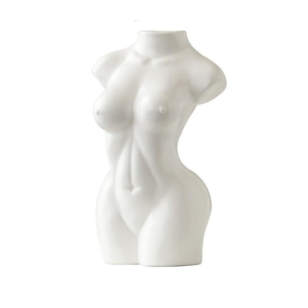 Vase Fleurs Artificielles Moderne | Designix - 2222 blanc - https://designix.fr/