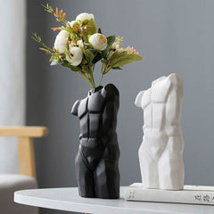 Vase Céramique Moderne Buste | Prisme