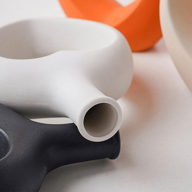 Vase Coeur | Éclat Créatif - Designix Vase Blanc | 23x16 cm