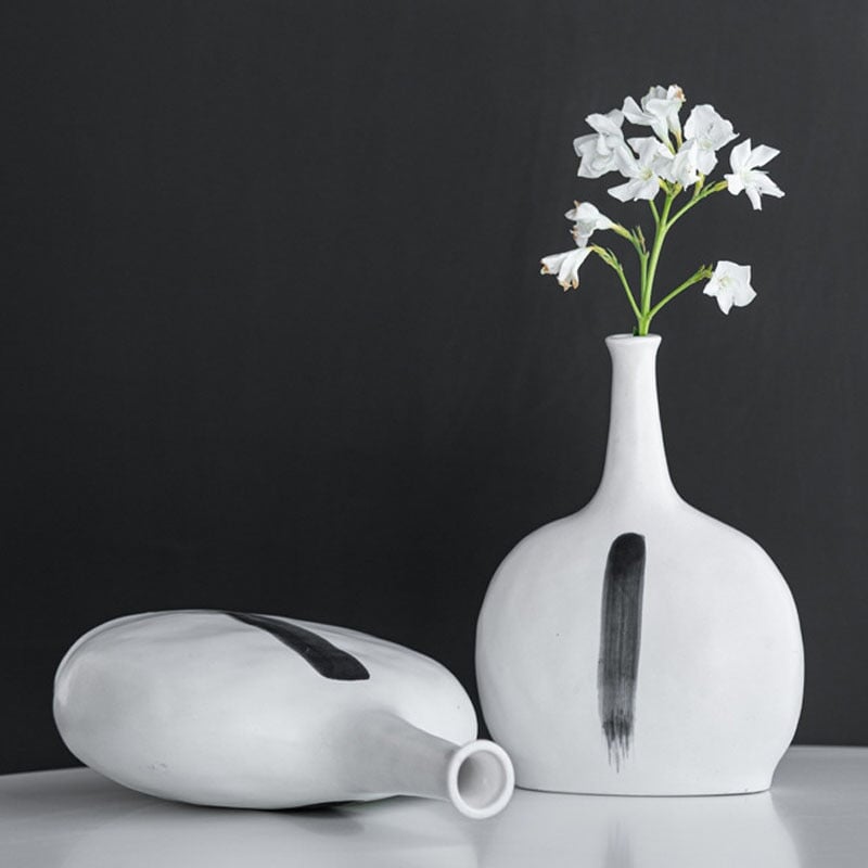 Vase Design Encre | Conception Expressive | Designix - Vase    - https://designix.fr/