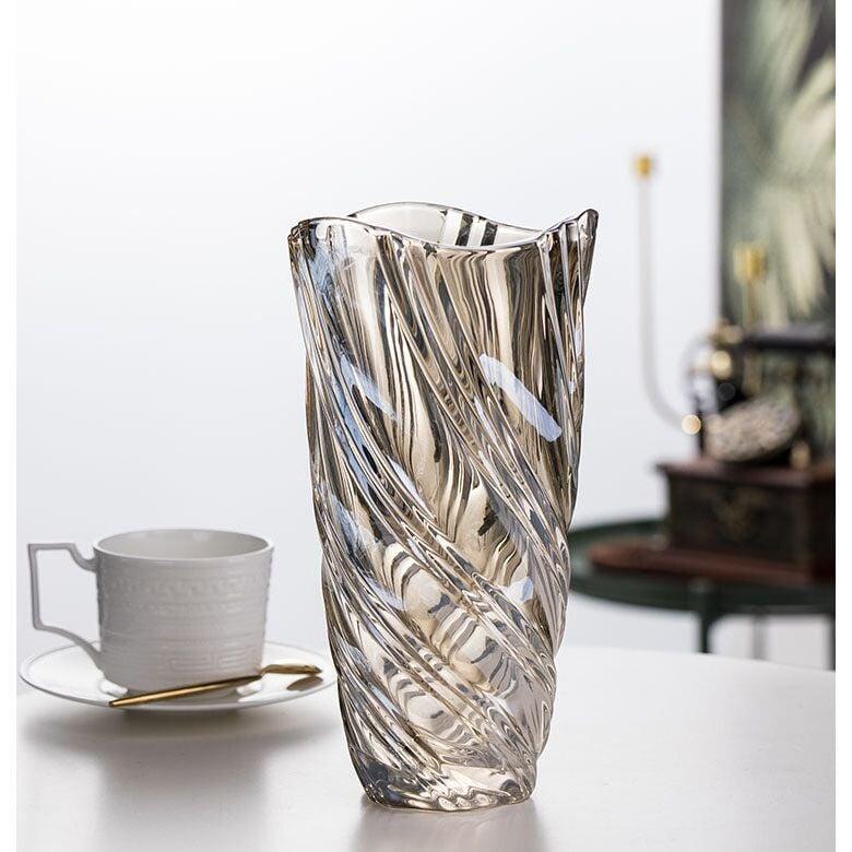 Vase Design Luxe | Éclat Innovant - Designix Vase Verre émaillé