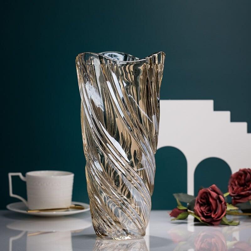 Vase Design Luxe | Éclat Innovant - Designix Vase Verre Lisse