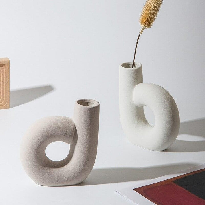 Vase Design | Pureté Florale - Designix Vase Kaki