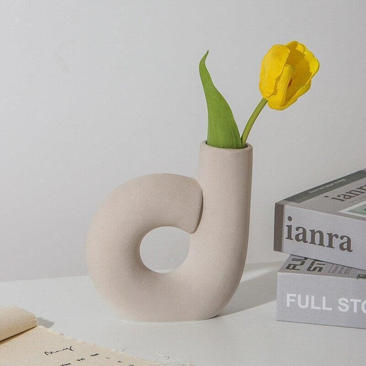 Vase Design | Pureté Florale - Designix Vase Kaki