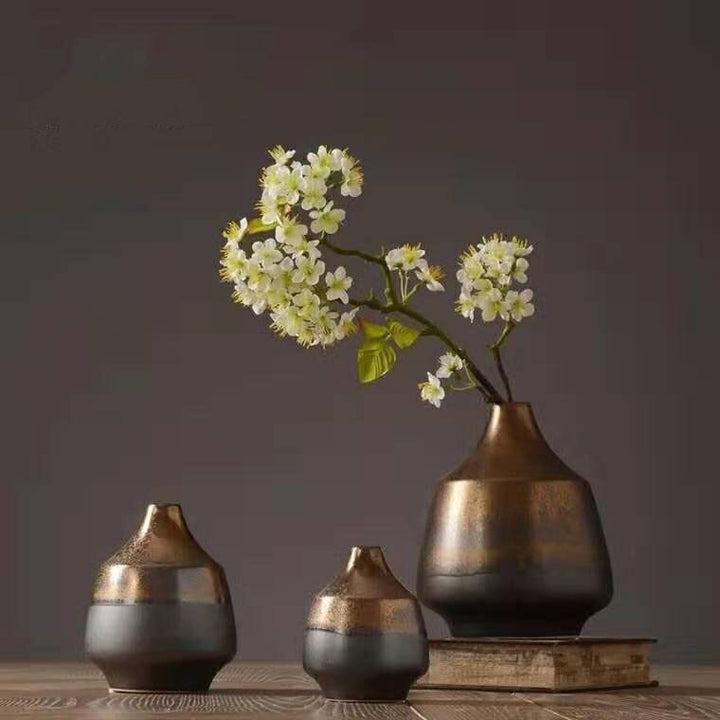 Vase en Céramique Artisanale | Raffinement Artistique - Designix Vase Petit | 11x13 cm