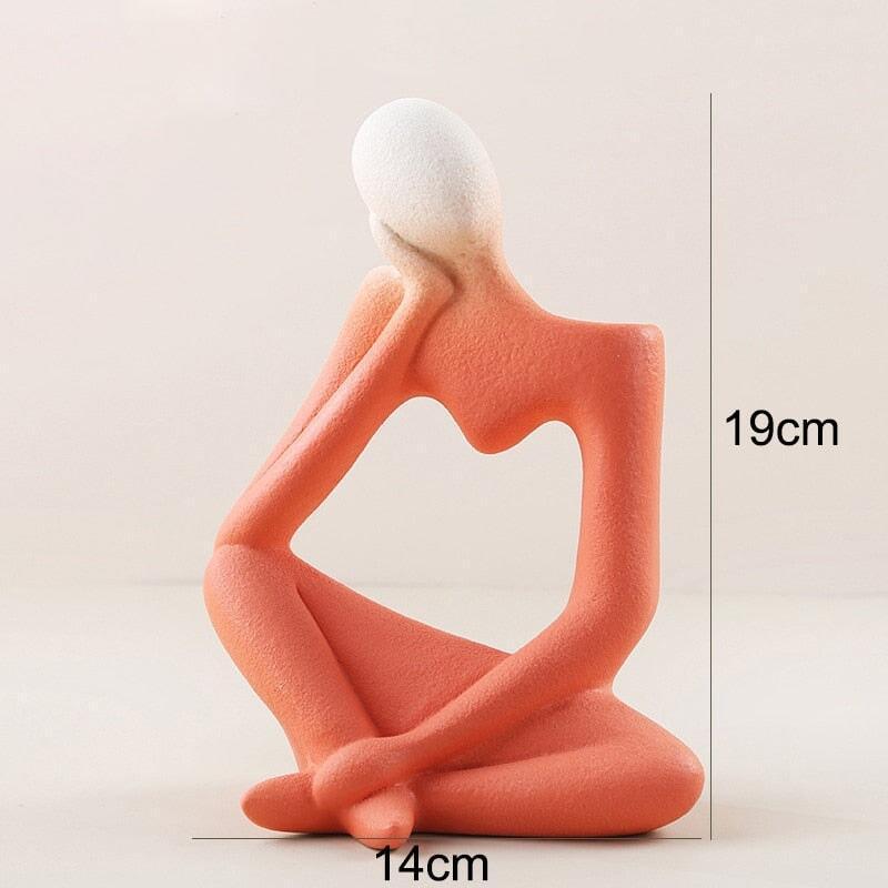 Vase en Céramique | Silhouette Dynamique - Designix Vase Rouge