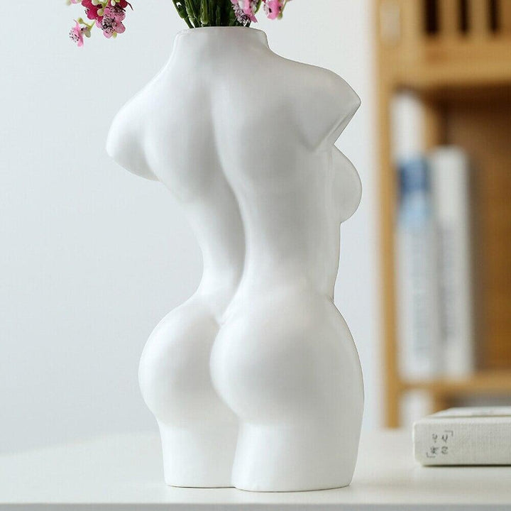 Vase Fleurs Artificielles Moderne | Yacht - Designix Vase Blanc