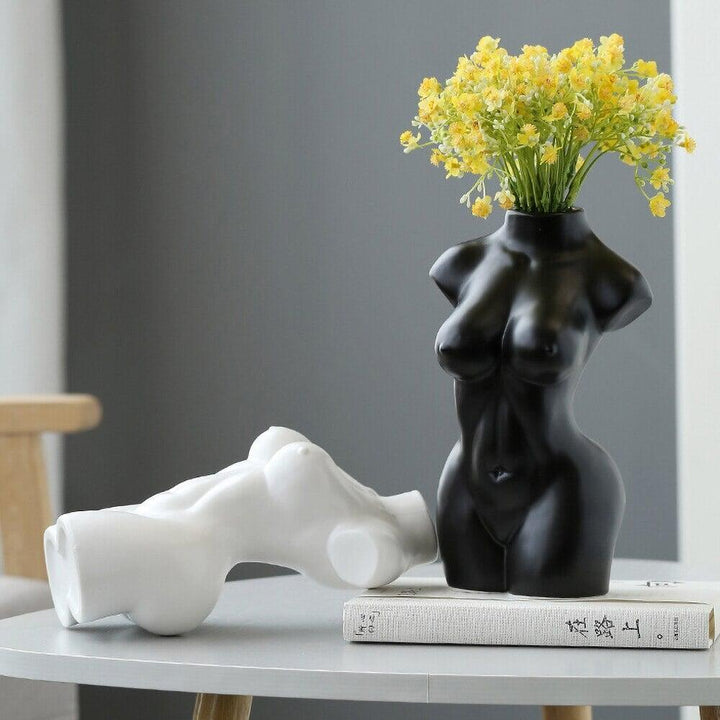 Vase Fleurs Artificielles Moderne | Yacht - Designix Vase Blanc