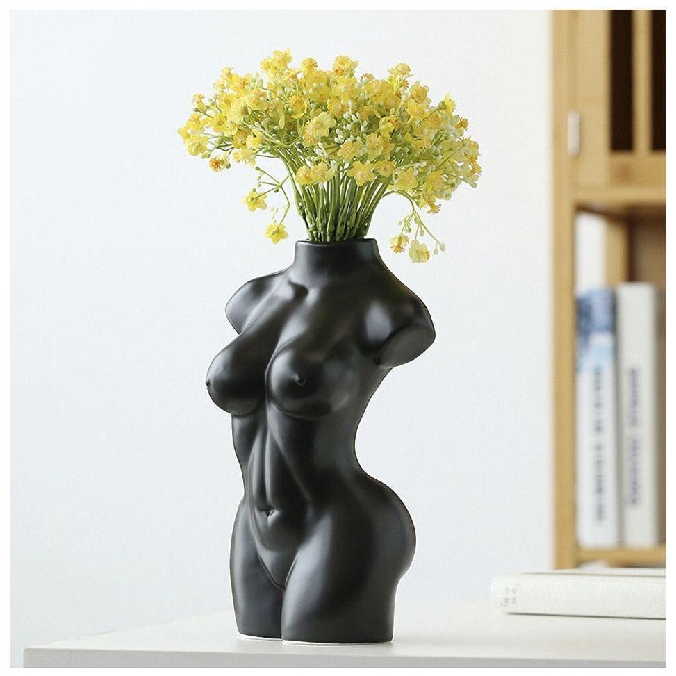 Vase Fleurs Artificielles Moderne | Yacht - Designix Vase Blanc