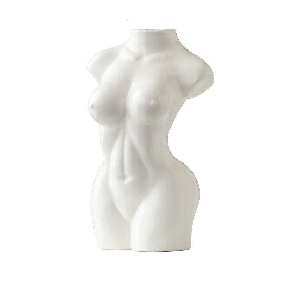 Vase Fleurs Artificielles Moderne | Yacht - Designix Vase Blanc