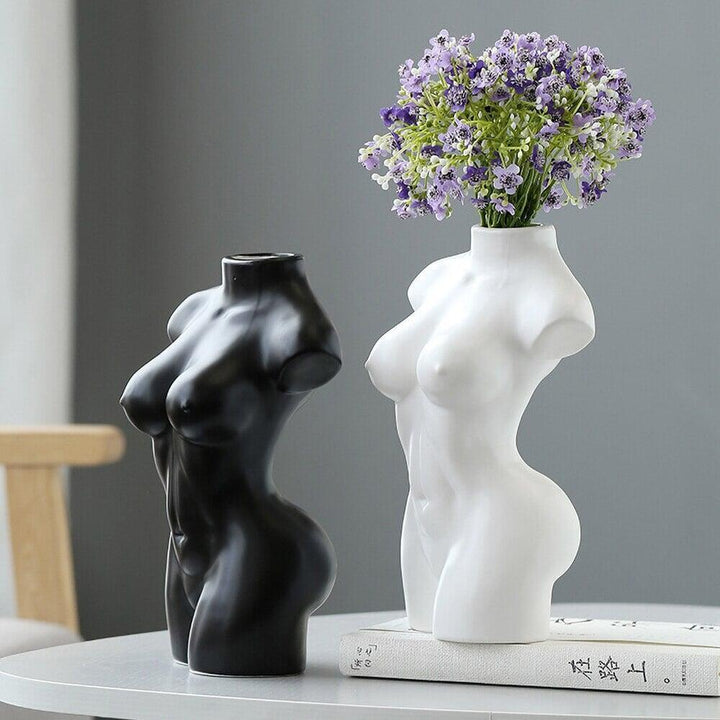 Vase Fleurs Artificielles Moderne | Yacht - Designix Vase Blanc