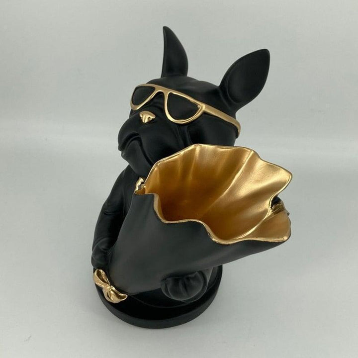 Vase Home Decor,Figurine Miniature,French Bulldog,Sculpture,Desktop Flower Vase,Table Decoration,Modern,Living Room,Decorative Statue | Designix - 0    - https://designix.fr/