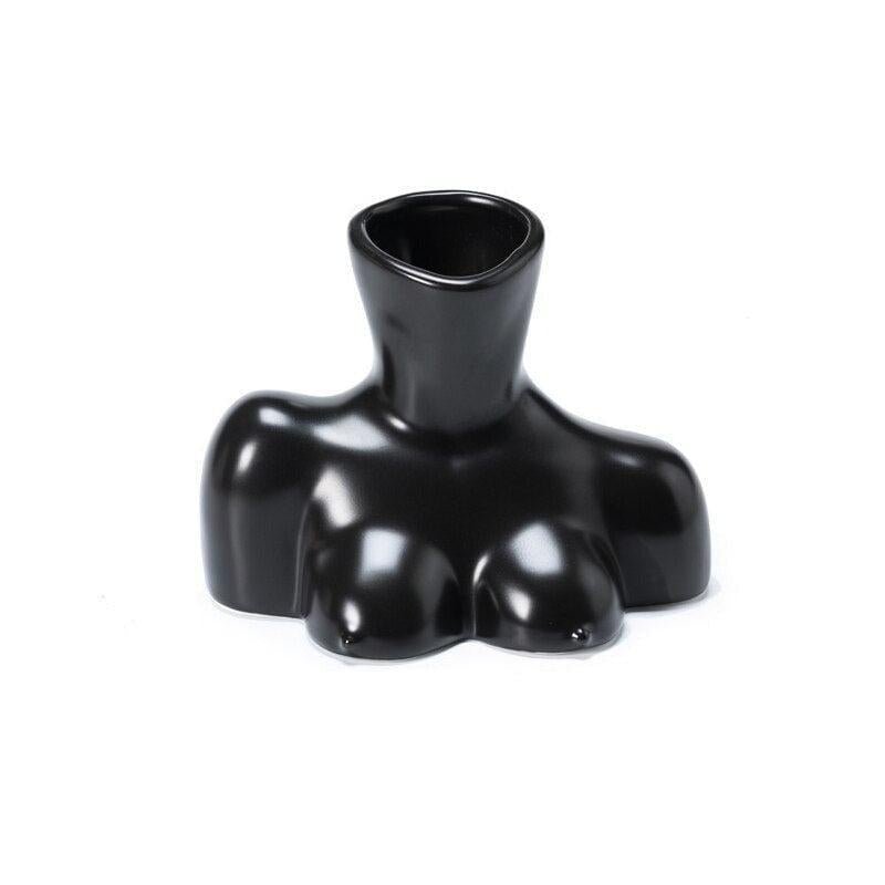 Vase Moderne Fleurs Artificielles | Sol - Designix Vase Blanc | Petit Buste