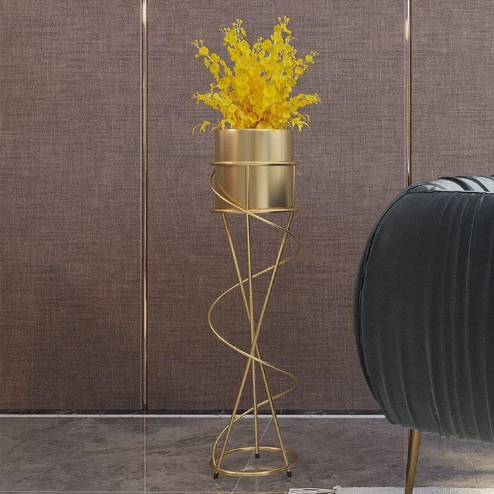 Vase sur Pied Fer Forgé | Expressivité Design | Designix - Vase    - https://designix.fr/