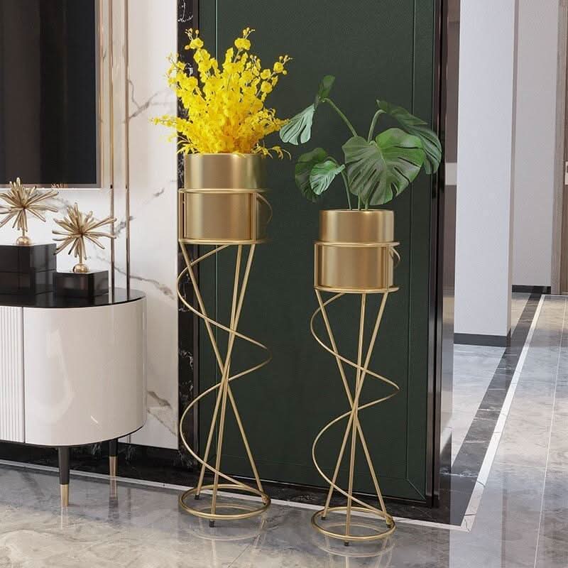 Vase sur Pied Fer Forgé | Expressivité Design