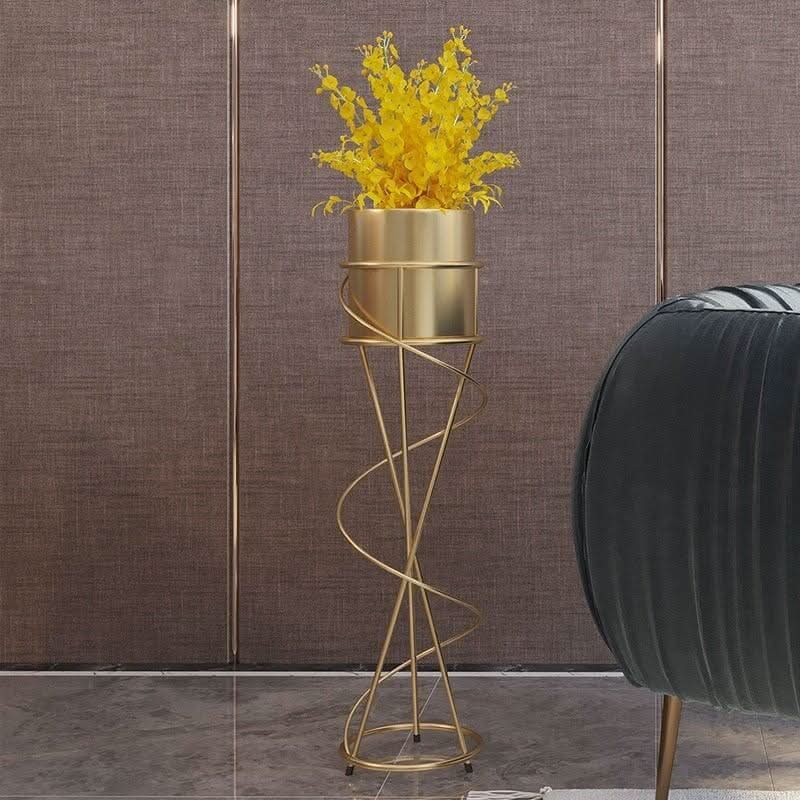 Vase sur Pied Fer Forgé | Expressivité Design