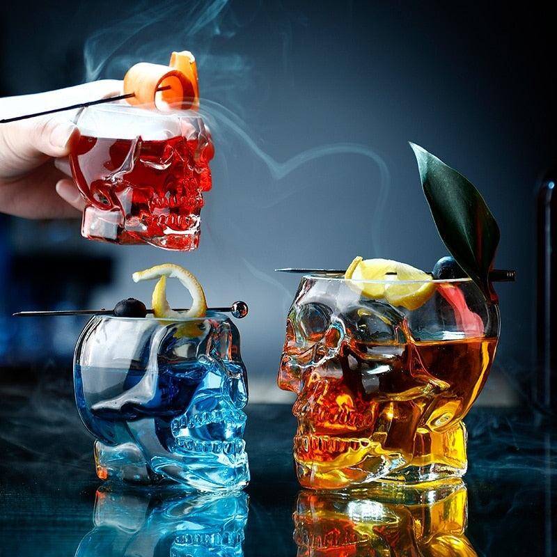 Verre Tête De Mort | Éclat Lunaire - Designix Verre 80 ml