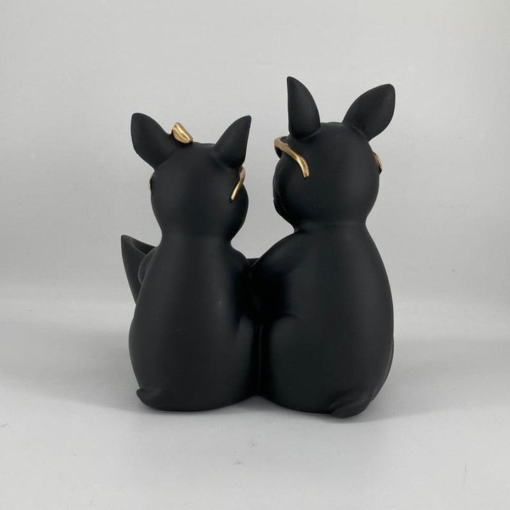 Vide Poche Design Bouledogue | Butch - Designix Vide poche Noir